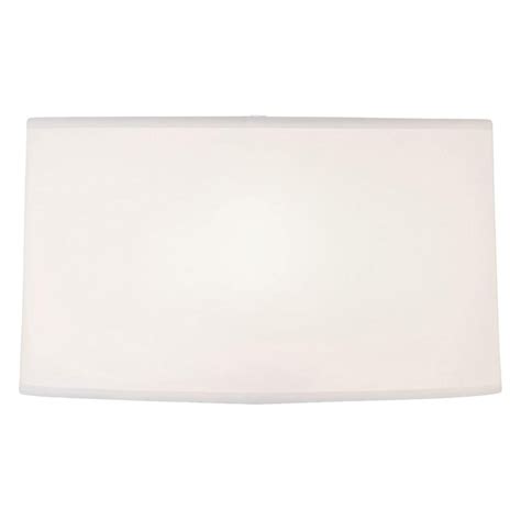 Lighting Large White Oval Linen Lamp Shade .